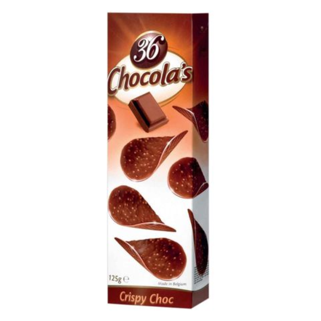 HAMLET 36 CHOCOLAS CRISPY CHOC 125G